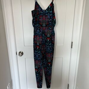 Floral Print Jumpsuit